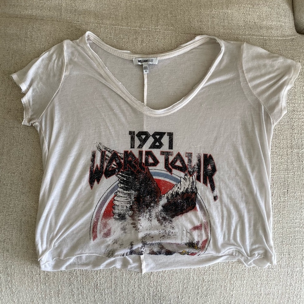 Vintage Inspired 1981 Crop Top Casual
